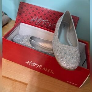 Size 8 rhinestones ballet shoes brand new in box Hot Cakes